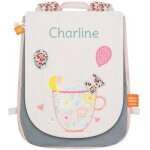 Sac  dos la fille  la tasse (personnalisable)