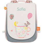Sac � dos la fille � la tasse (personnalisable)