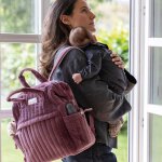 Sac � dos � langer cherry velvet
