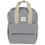 Sac à dos à langer i love vichy noir Sac à dos à langer i love vichy noir