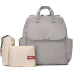 Sac  dos  langer robyn gris clair