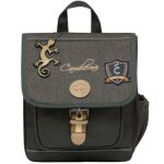 Sac  dos maternelle grey badges (30 cm)