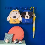 Sac � dos pilou jaune puce et pilou (personnalisable)