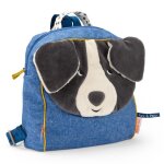 Sac � dos puce bleu puce et pilou