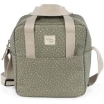 Sac isotherme biberons � pois poppy mousse