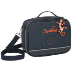 Sac isotherme navy orange stitching