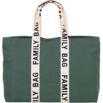 Sac � langer family bag signature canvas vert