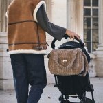 Sac � langer middle capsule velours toffee