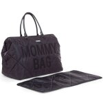 Sac � langer � anses mommy bag matelass� noir