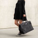 Sac � langer � anses mommy bag matelass� noir