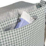 Sac � langer � bandouli�re i love vichy vert