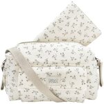 Sac à langer camila olive bloom canvas Sac à langer camila olive bloom canvas