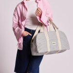 Sac � langer charlie rayures fines bleu