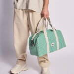 Sac � langer charlie rayures fines vert