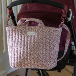 Sac � langer cherry fleurs