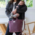 Sac � langer cherry velvet