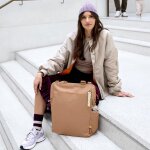 Sac � langer convertible en sac � dos amande