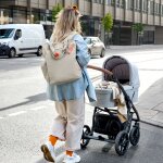 Sac � langer convertible en sac � dos beige