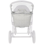 Sac � langer little bloom fleurs gris