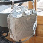 Sac � langer little bloom vichy gris