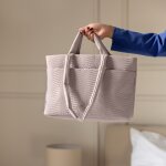 Sac � langer liva coutures � vagues beige