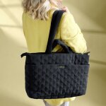 Sac � langer liva quilt� noir