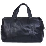Sac  langer mommy bag signature simili cuir noir