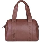 Sac  langer mommy club simili cuir marron fonc