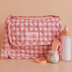 Sac � langer pour poup�e avec accessoires vichy