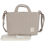 Sac � langer pralin� rayures moka