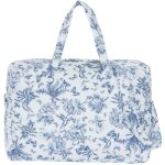 Sac  langer toile de jouy bleu