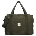 Sac  langer velours ctel kaki
