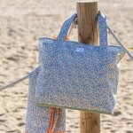 Sac de plage summer flowers