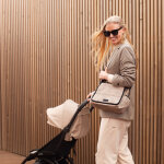 Sac � poussette eco quilt beige