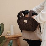 Sac � poussette hyde park l�onie brown