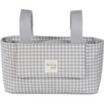 Sac � poussette i love vichy gris