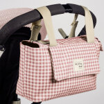 Sac � poussette i love vichy rose