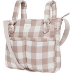Sac � poussette sophie vichy caramel