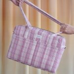Sac pour poussette stories �dition limit�e powder red checks