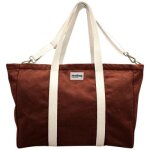 Sac week - end jean chocolat