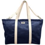 Sac week - end jean navy blue