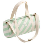 Sac week - end � rayures vertes pop