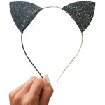 Serre t�te chat noir