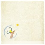 Serviette de bain jaune p�le daim (50 x 100 cm)