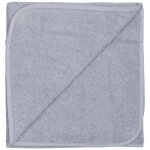 Serviette de toilette en �ponge gris (70 x 140 cm)