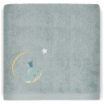 Serviette de bain baleine lagon personnalisable (70 x 140 cm)