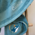Serviette de bain orque oc�an personnalisable (70 x 140 cm)