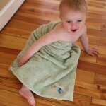 Serviette de bain tortue menthalo personnalisable (70 x 140 cm)