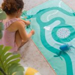 Serviette de plage 2 en 1 safari (140 x 70 cm)