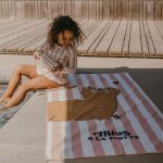Serviette de plage minus chat (70x140 cm)